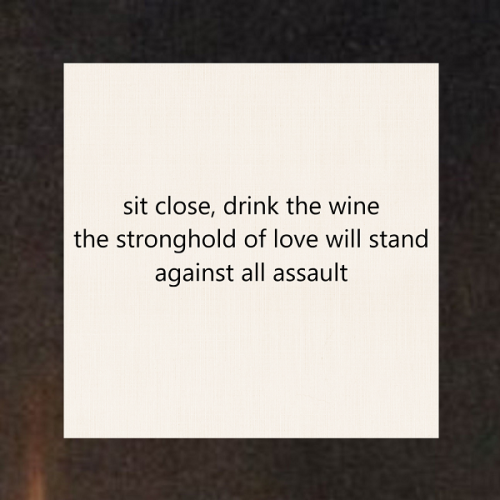 haiku poem about darkness 5-7-5: sit close, drink the wine the stronghold of love will stand against all assault