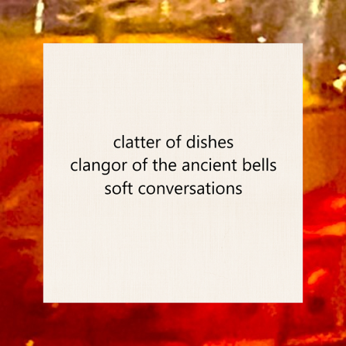 haiku poem about italy 5-7-5: clatter of dishes clangor of the ancient bells soft conversations. by Peter Galen Massey